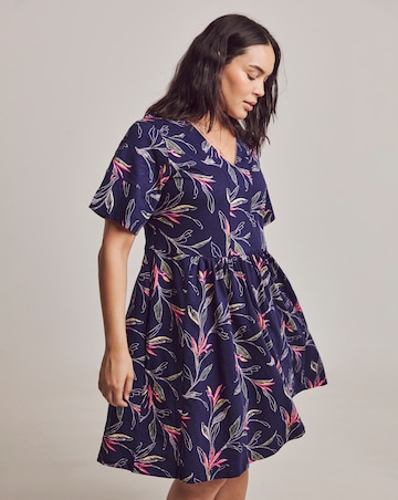 Julipa Printed Cotton Jersey Shift Dress