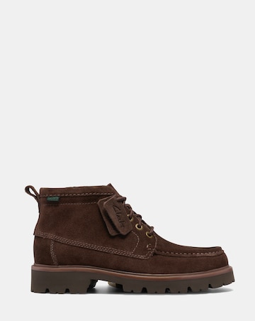 Clarks Cleyhill Hi Suede Boot - Brown