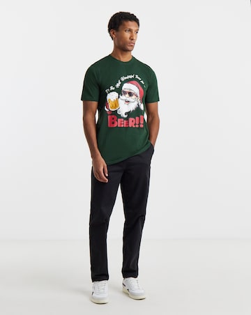 Beer Time Xmas Graphic T-Shirt