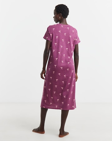 Julipa Value (2 Pack) Bow Print Midi Nighties