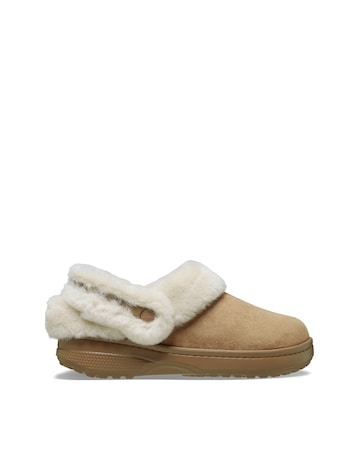 Crocs Sepia Classic Unfurgettable Vegan Suede Clog - Standard Fit