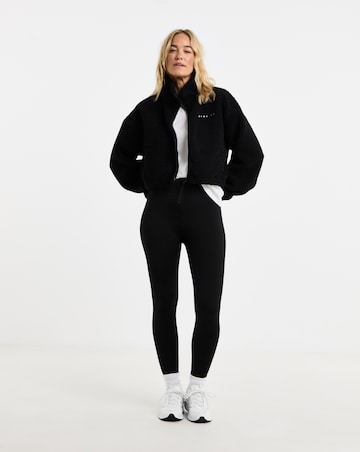 Gym King Linear Cropped Borg Full Zip