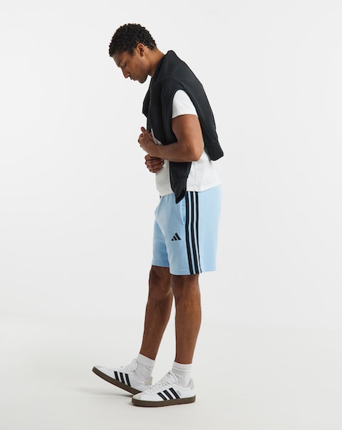 adidas 3 Stripes French Terry Shorts