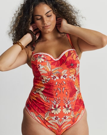 Figleaves Frida Underwired Bandeau Swimsuit