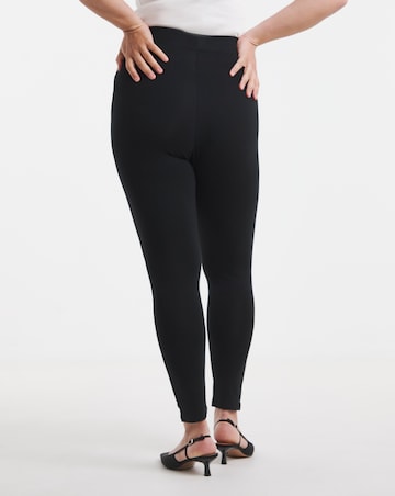 2 Pack Black Jersey Full Length Legging