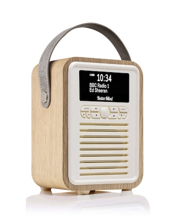 VQ Retro Mini DAB Radio - Oak