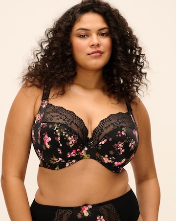 Elomi Lucie Plunge Wired Stretch Bra Floral