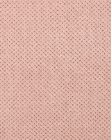 Waffle Fleece Throw - Blush