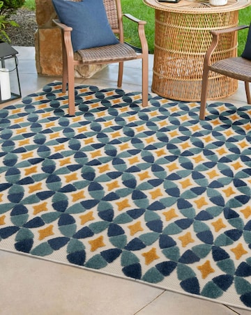 Zouk Tiles Indoor/Outdoor Rug