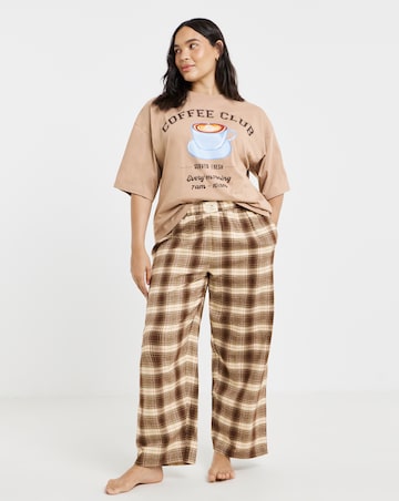 Pretty Secrets Coffee Club Graphic Pyjama Set