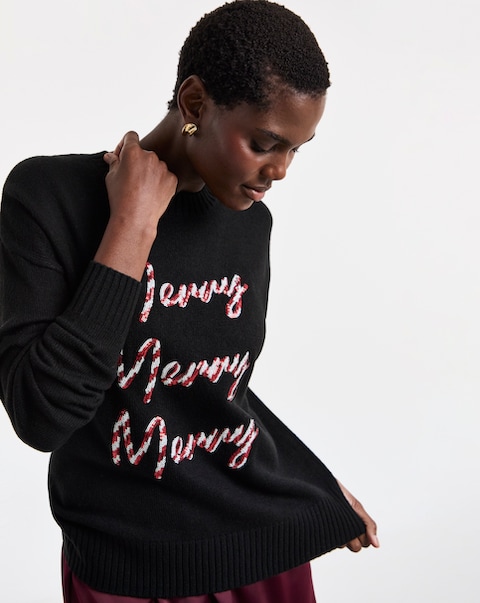 New In - Merry Sequin Jumper