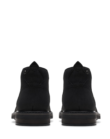 Clarks Newford Mid Leather Boot - Black