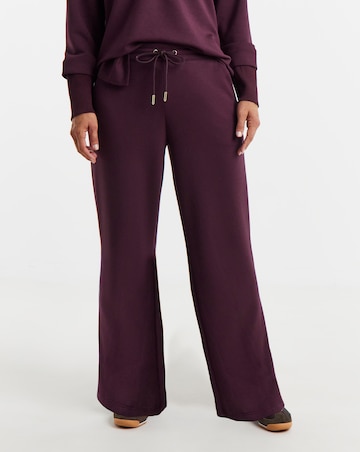 Plum Modal Wide Leg Jogger