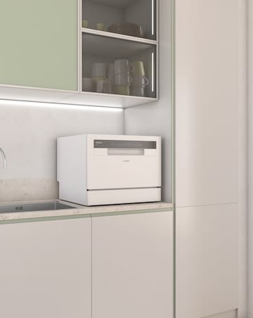 Candy Rapido Table Top Dishwasher- White + Installation