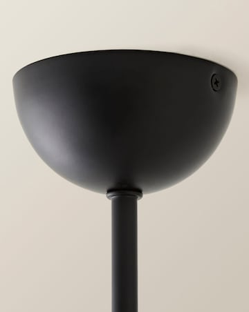 ValueLights Marlow Matte Black Multi Arm Ceiling Light