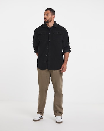 Jack & Jones Regent Cord Overshirt - Black