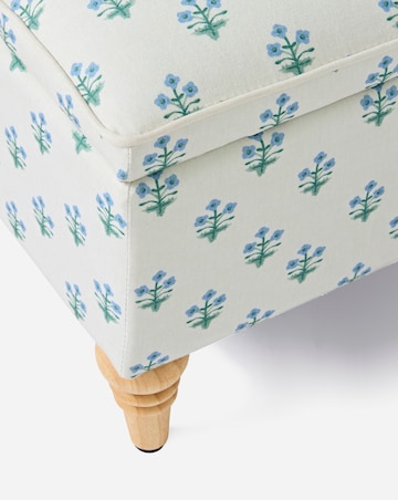 Naomi Floral Footstool