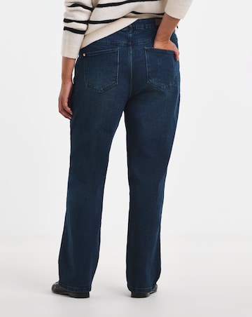 99 1 Indigo Comfort Stretch Relaxed Straight Leg Jeans