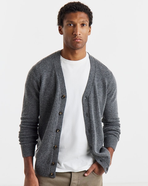 New In - Lambswool Cardigan