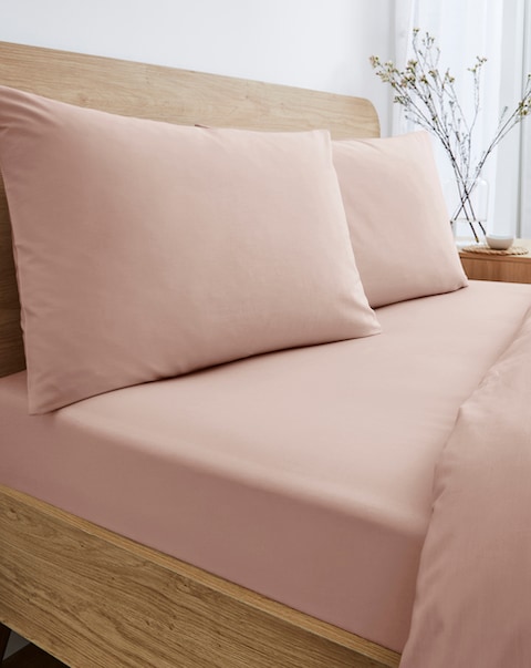 New In - Pure Cotton 200TC 30cm Deep Fitted Sheet