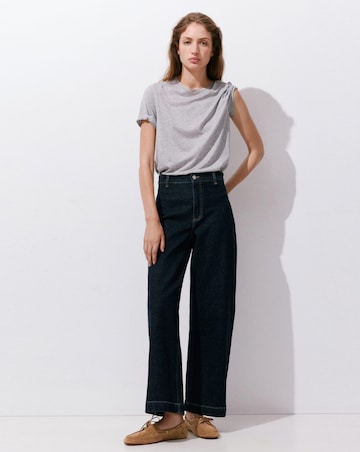 Mango Catherin Culotte High-Rise Jeans