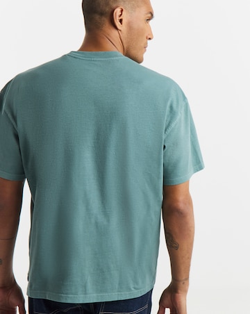 Dickies Short Sleeve Plainville Logo T-Shirt - Stormy Sea