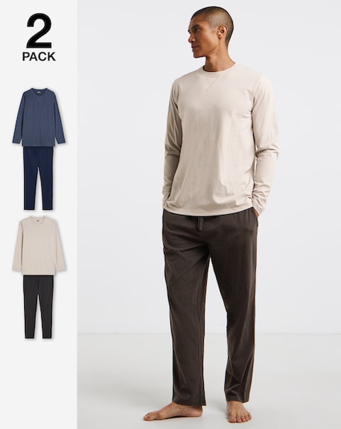 New In - 2 Pack Long Sleeve Pyjama Set