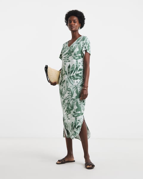 Great Value Soft Touch Midi T-Shirt Dress