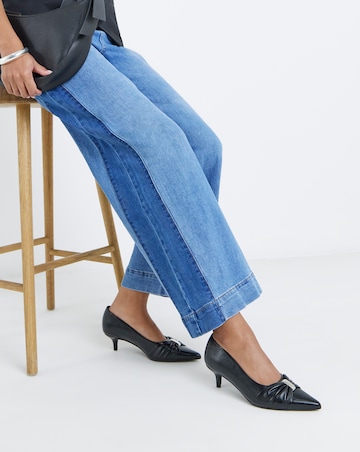 Helen Hardware Detail Court Shoes - Wide Fit (E)