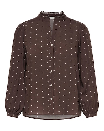 ONLY SPOTTED PRINT SHIRT