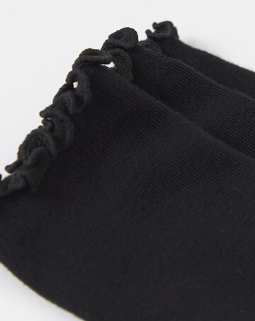 Pretty Secrets (3 Pair Pack) Basic Lettuce Hem Ankle Socks