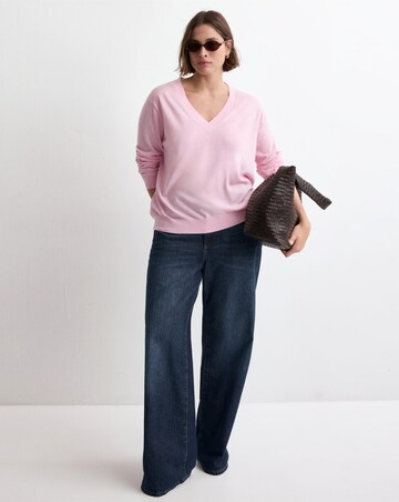 Mango V-Neck Knit Sweater