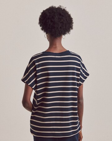 Anthology Stripe V Neck T-Shirt