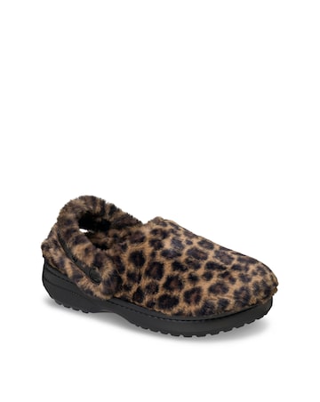 Crocs Sepia/Leopard Classic Unfurgettable Animal Clog - Standard Fit