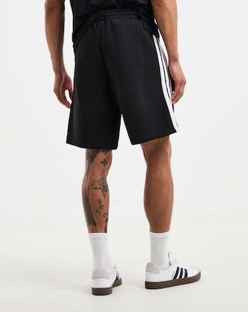 adidas 3 Stripes Fleece Shorts 9 inch