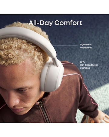 Soundcore Space 2 Wireless Noise-Cancelling Headphones - White