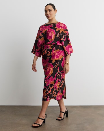 Joanna Hope Printed Crepe Blouse