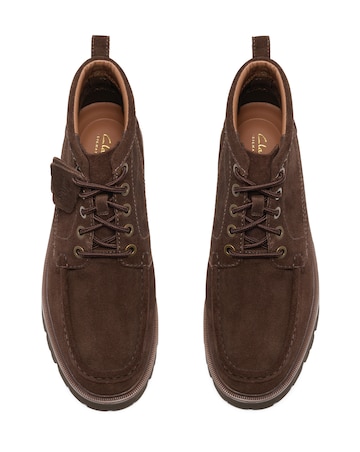 Clarks Cleyhill Hi Suede Boot - Brown