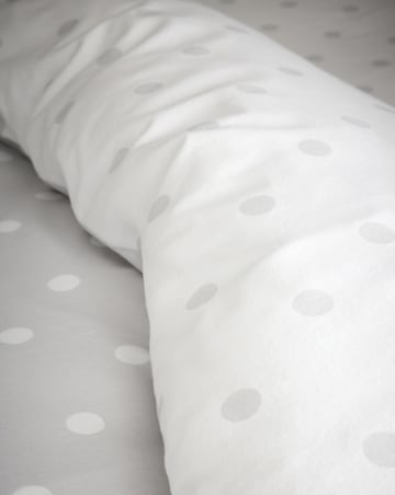 Catherine Lansfield Brushed Polka Dot Duvet Cover Set