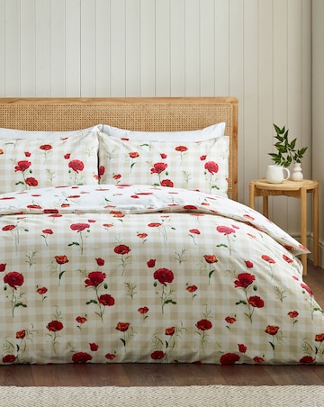 Catherine Lansfield Poppy Duvet Cover Set