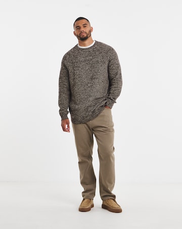 Cotton Twist Crew Neck Jumper