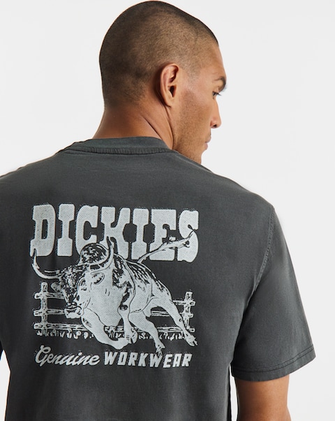 Dickies Short Sleeve Buchtell Back Graphic T-Shirt - Black