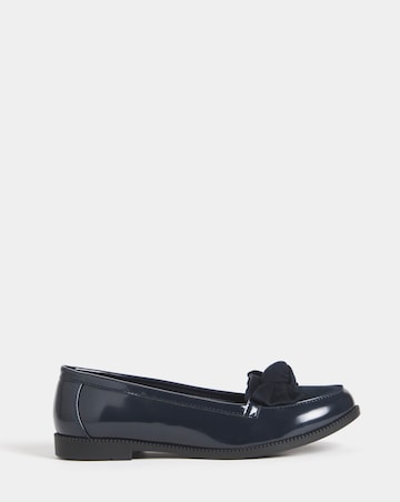 Kinzie Bow Detail Flat Shoes - Wide Fit (E)