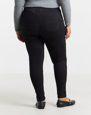 Black Stretch Denim Skinny Jeans