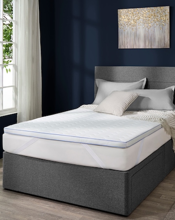 Slumberdown Sleep Soundly Memory Foam Gel 5cm Mattress Topper