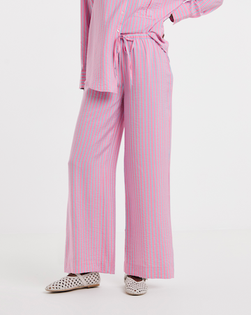 Stripe Wide Leg Trouser