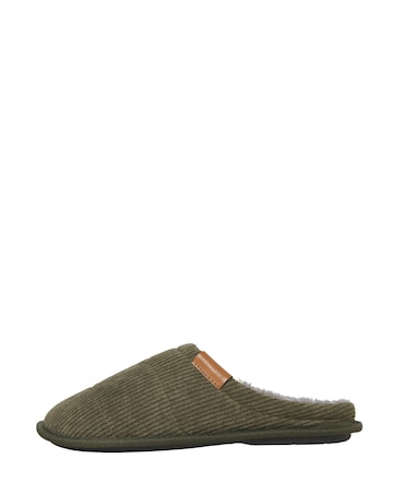 Jack & Jones Cordie Mule Slipper - Olive