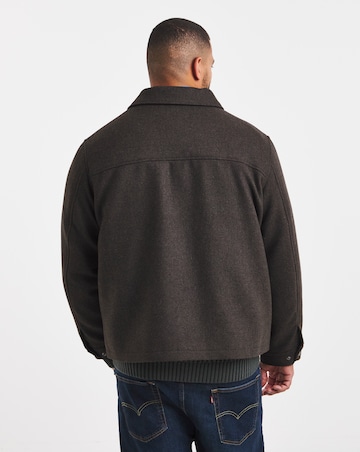 Jack & Jones Premium Wakefield Wool Blend Jacket - Chocolate