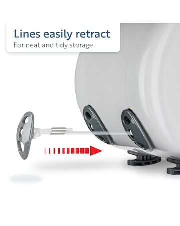 Minky SureGrip 30m Retractable Clothes Line & 48 Pack of Pegs