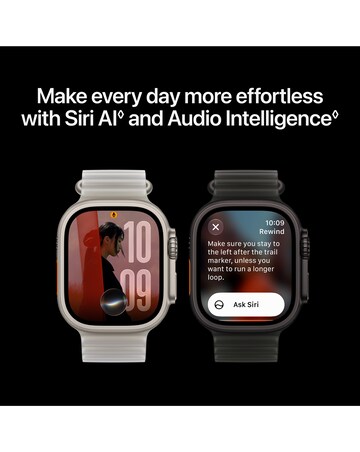 Apple Watch Ultra 4 GPS + Cellular 49mm - Black Titanium/Burgundy Loop - M/L